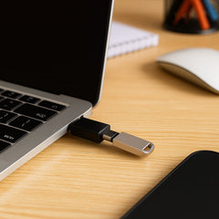 Close up of USB OTG adapter connector