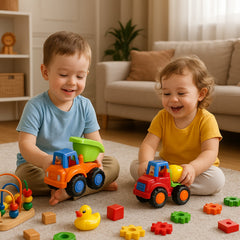 Builders Set of 8 mini construction vehicles