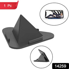 Black Pyramid Mobile Stand angled view