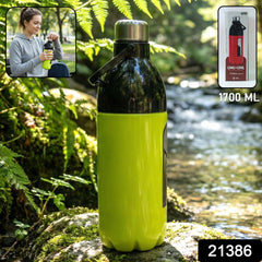 Travel friendly flask bottle with leakproof lid