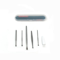 Portable carrying case for ear cleansing tool set