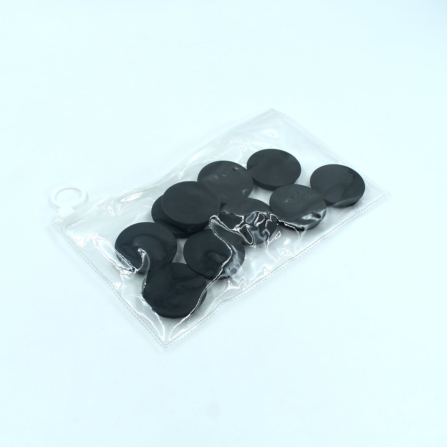 Mobile holder with transparent pouch