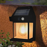 DeoDap Solar Wall Lamp wireless outdoor light with motion sensor main shot