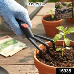 Compact Hand Garden Cultivator for Soil Aeration
