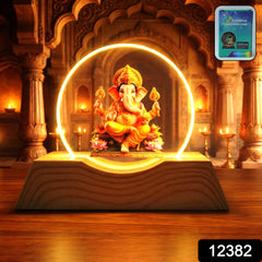 Premium 3D Lord Ganesha Acrylic LED Night Lamp (1 Pc)