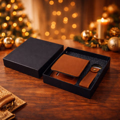 2 in 1 men’s wallet with detachable keychain holder