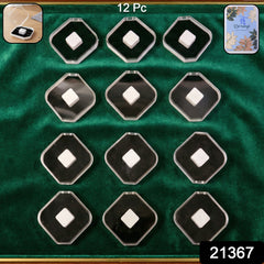 12-piece jewellery display box set featuring soft cushion inserts