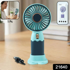 Rechargeable Portable Handheld Mini Fan (1 Pc)
