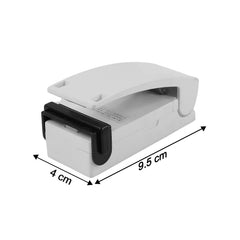 Compact bag sealer device for kitchen use