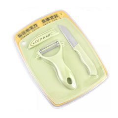 Ergonomic grip handles on kitchen knives and peeler