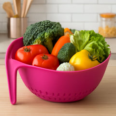 Supermom Triangular Kitchen Colander side view