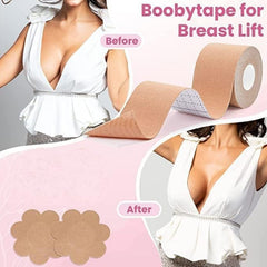 Boob tape product close-up texture