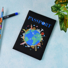 Stylish World Map Passport Holder Cover