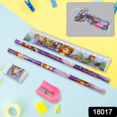 Pencil, Ruler, Eraser, Sharpener from the 5-in-1 Set