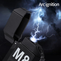 Lumo torch lighter showing LED light feature