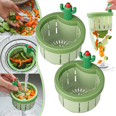 Solid plastic drain protector for kitchen sink