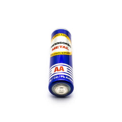 A stack of Panasonic AA Eco Power Batteries, emphasizing reliable and consistent energy.