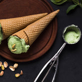 Stainless steel premium ice cream scoop