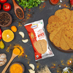 Maniarr's Masala Mini Slim Bites pack with spicy crunchy snack