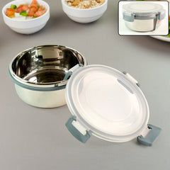 Apex 500 ml Round Airtight Food Storage Container with Clip Lock