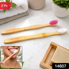 Eco friendly bamboo toothbrush medium bristles