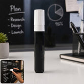 Black Chalk Marker Pen Liquid Erasable for Chalkboard Glass Window Menu (1 Pc)