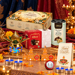 Blue Tealight Shubh Labh Combo