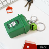 Eco Key Keeper plastic mini trash can keychain