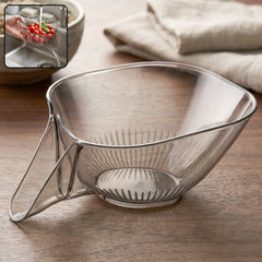 Fruit Vegetable Washing Strainer Basket with funnel drain