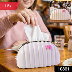 Shell Shape Creative Tissue Dispenser - Decorative Tissue Paper Holder Box
