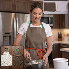 Waterproof cooking apron adjustable