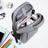 Laptop bag front view with adjustable shoulder strap