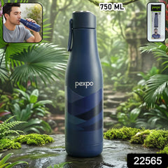 Thermo flask style vacuum insulated water bottle