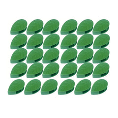 Plant climbing clips attached to wall supporting vine