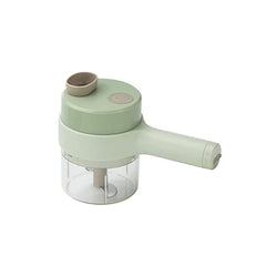 Handheld electric vegetable cutter with ergonomic grip