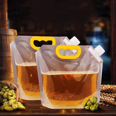 Airtight food storage bag front view