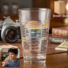 Vintage trivia glass beverages