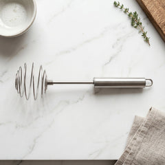 Steel large round spring whisk egg beater