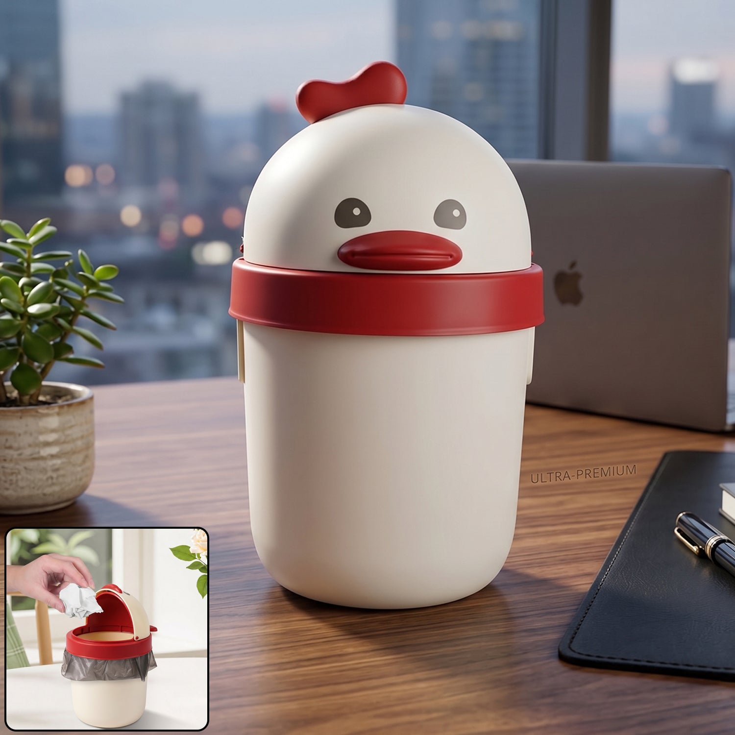 11376 mini desktop trash can no sku