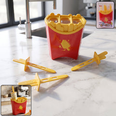 French fries shape ice popsicle mould