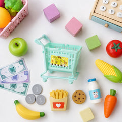 Kids pretend play trolley