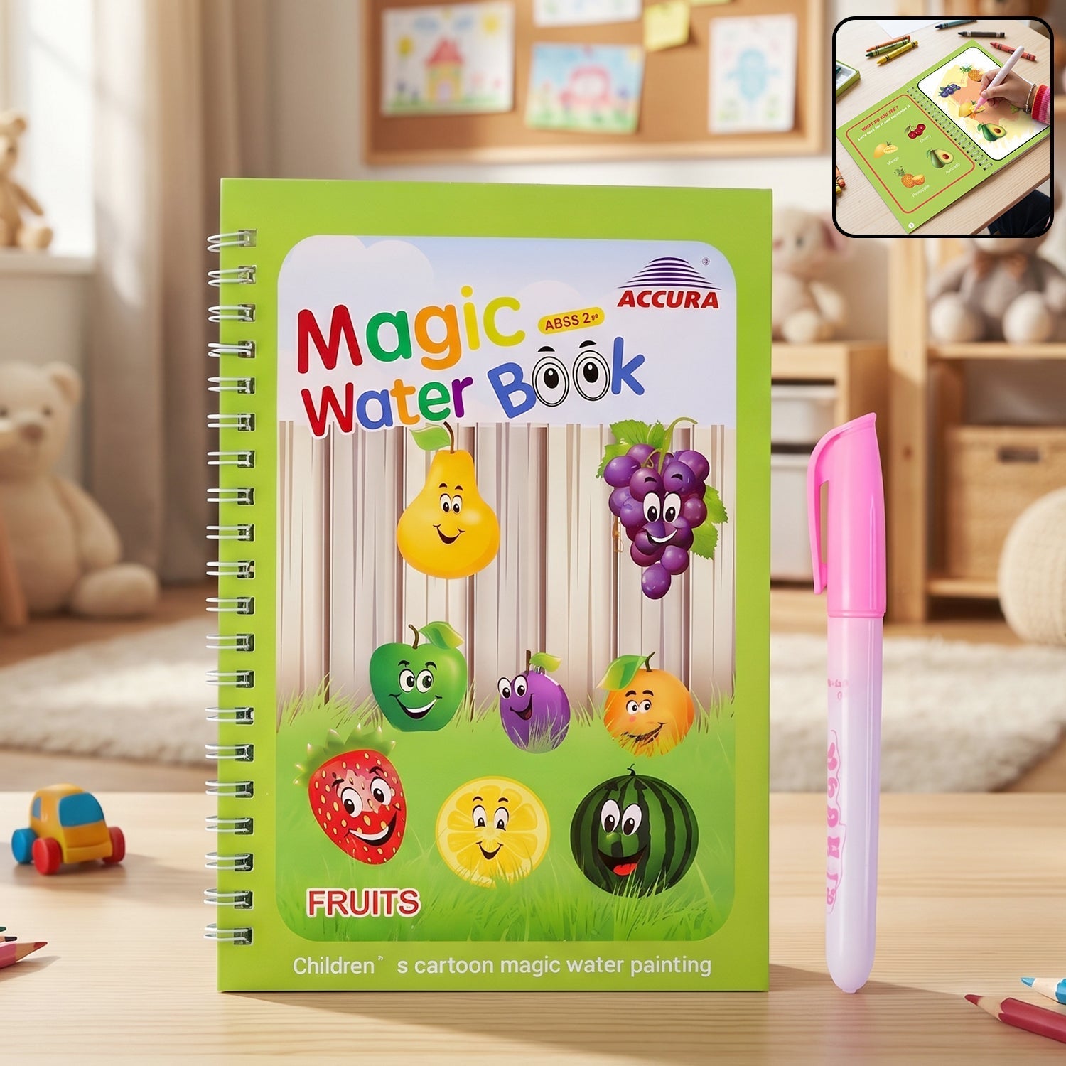 Magic water painting book set for kids