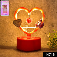 Heart-Shaped Decorative Love Showpiece (1 Pc)