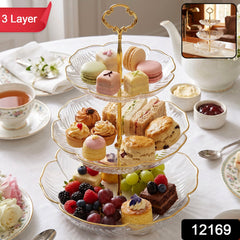 Snack rack filled with dry fruits and sweets