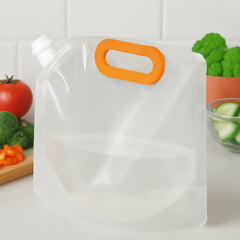 Clear airtight food storage bag 25x21 cm