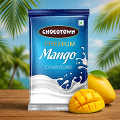 Chocotown Premium Mango Compound Slab 500gm Packaging