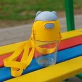 Large capacity BPA-free plastic water bottle front view
