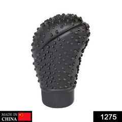 Silicone gear shift knob cover installed in car