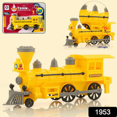 Pull & Glow Train plastic pull-back toy for kids