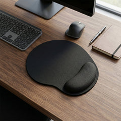 Ergonomic gaming mouse pad with gel wrist rest